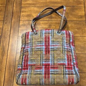 Vera Bradley Colorful Checkered Tote